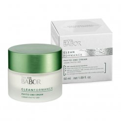 Doctor Babor Cleanformance Phyto CBD 24t Cream skyddande ansiktskräm för stressad & trött hud bild1