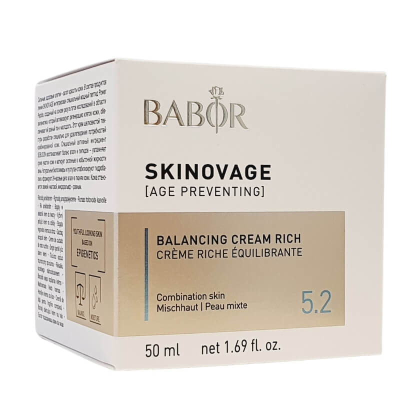 Babor Skinovage Balancing Cream Rich balancing face cream mixed skin - box