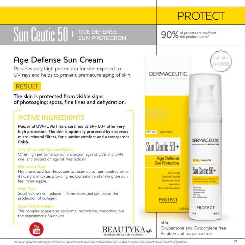 Dermaceutic Sun Ceutic SPF50 sunscreen info image23